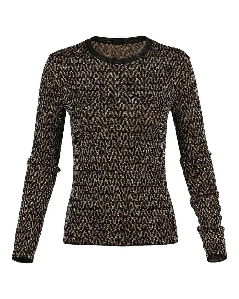 Valentino Garavani patterned knitwear - Schwarz Schwarz