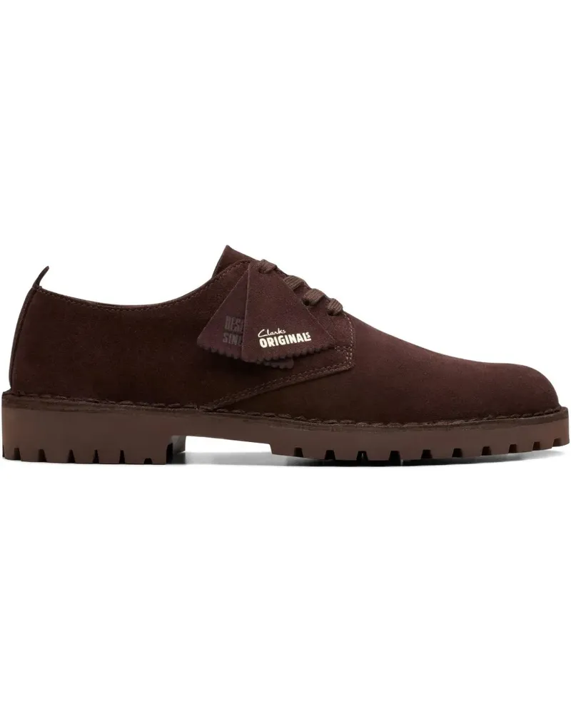 Clarks Desert Rock Derby-Schuhe - Braun Braun