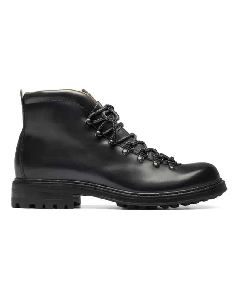 Officine Creative Italia lace-up leather boots - Grau Grau