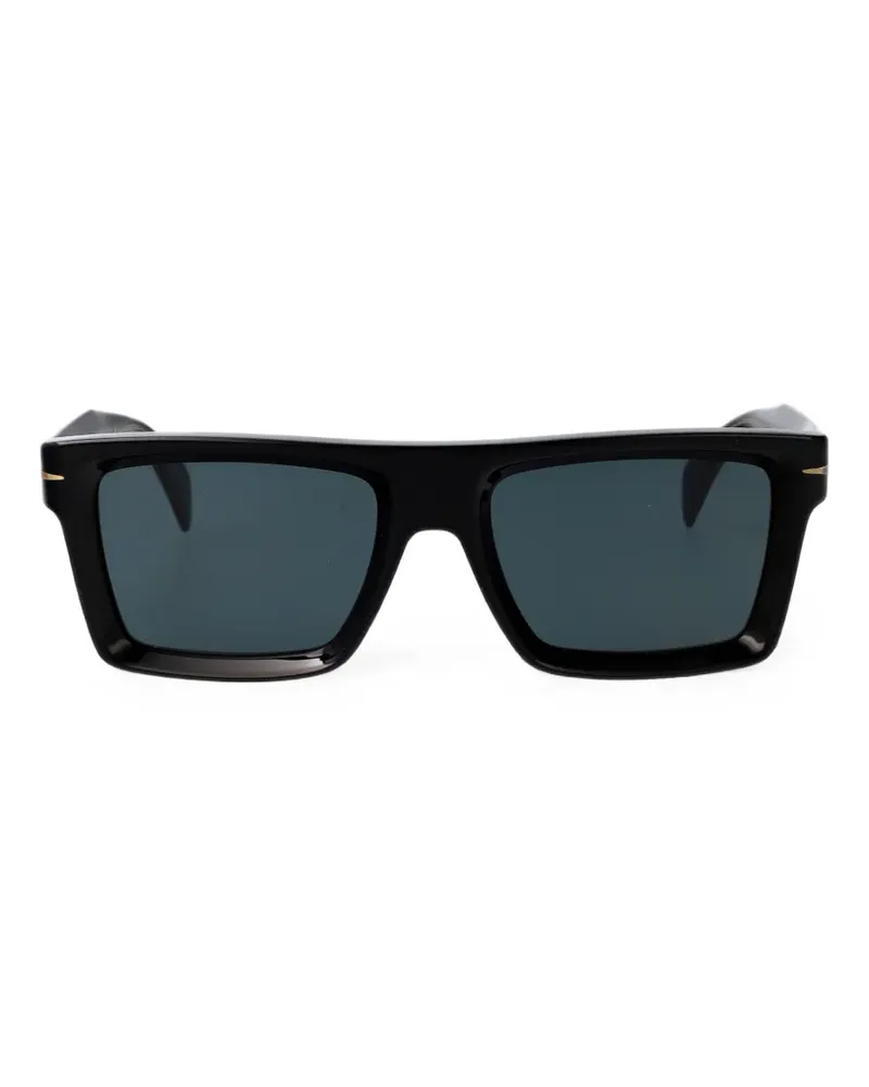 EYEWEAR by DAVID BECKHAM Sonnenbrille mit eckigem Gestell - Schwarz Schwarz