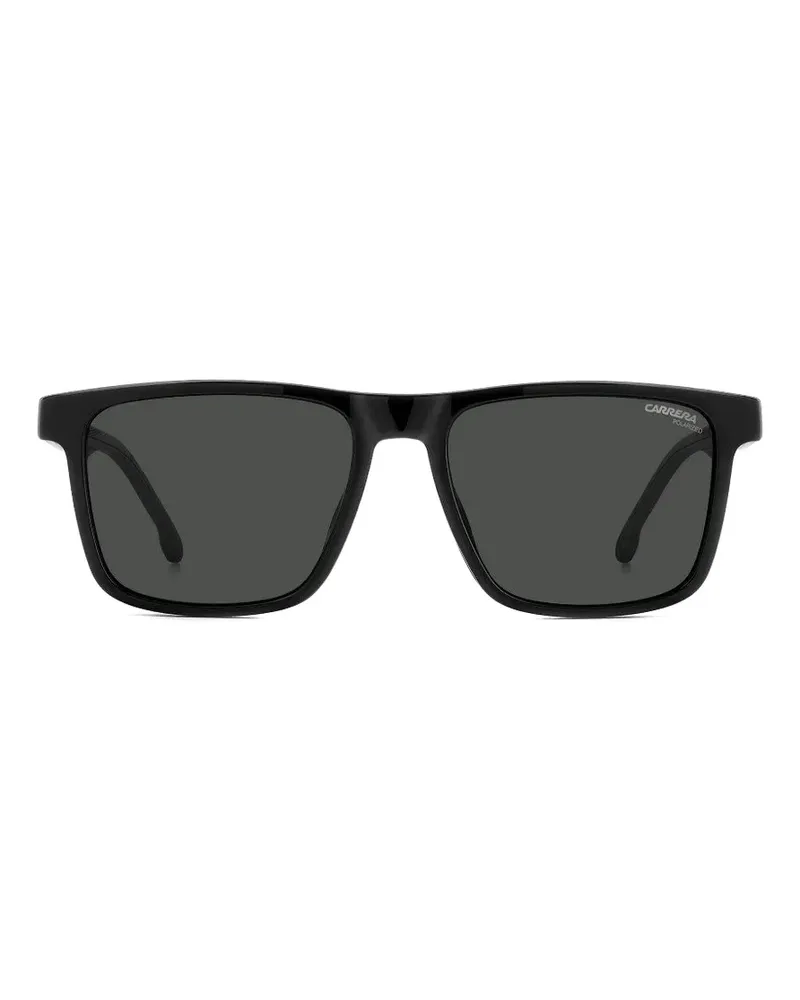 Carrera clip-on rectangle-frame sunglasses - Schwarz Schwarz