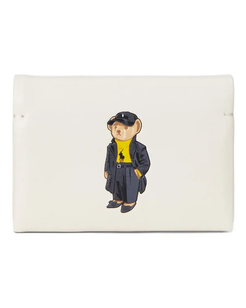 Ralph Lauren Kartenetui mit Polo Bear - Weiß Weiß