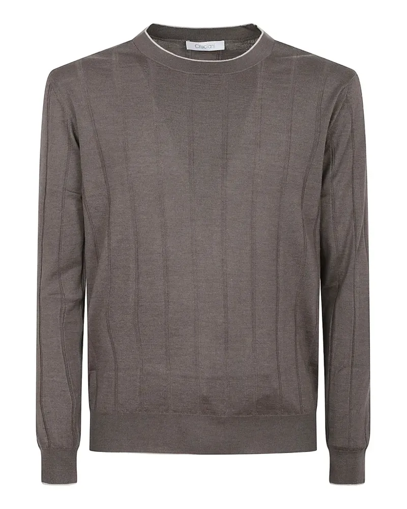Cruciani Pullover mit Rundhalsausschnitt - Braun Braun