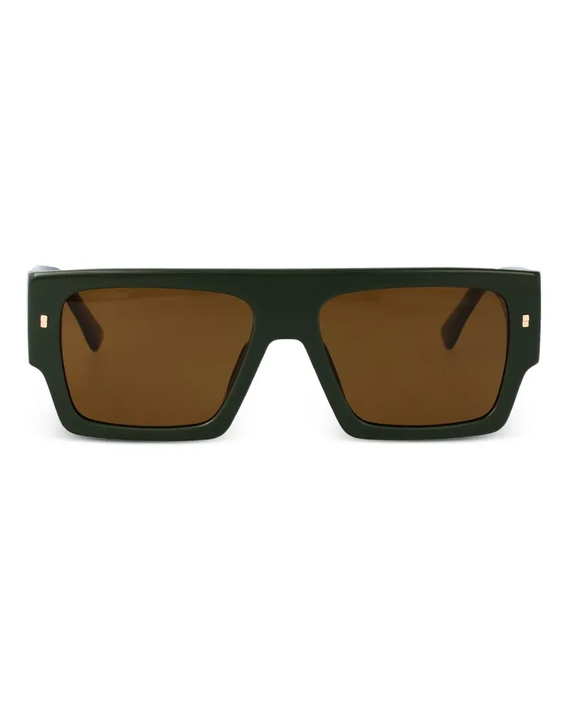 Dsquared2 Sonnenbrille mit eckigem Gestell - Grün Grün