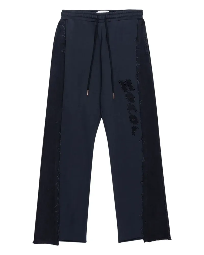 Honor The Gift denim-panel track pants - Schwarz Schwarz