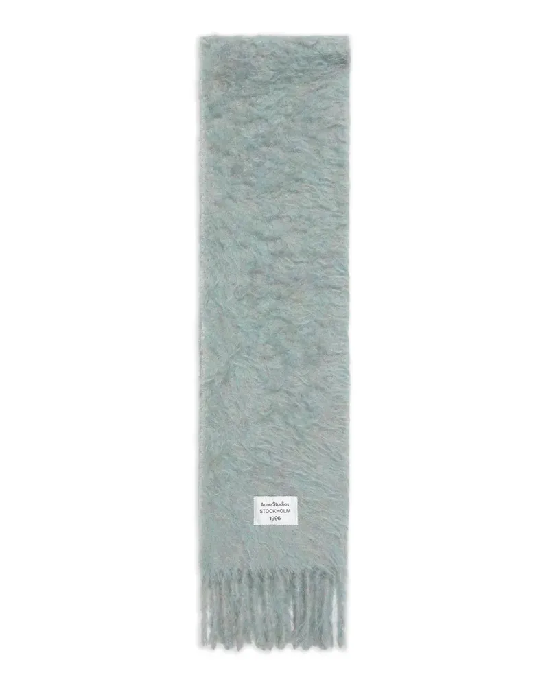 Acne Studios Schal mit Fransen - Blau Blau