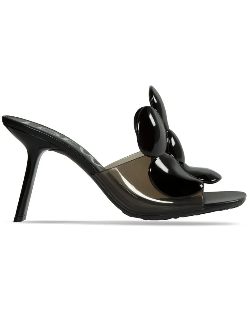 Loewe Petal Flower Sandalen 90mm - Schwarz Schwarz