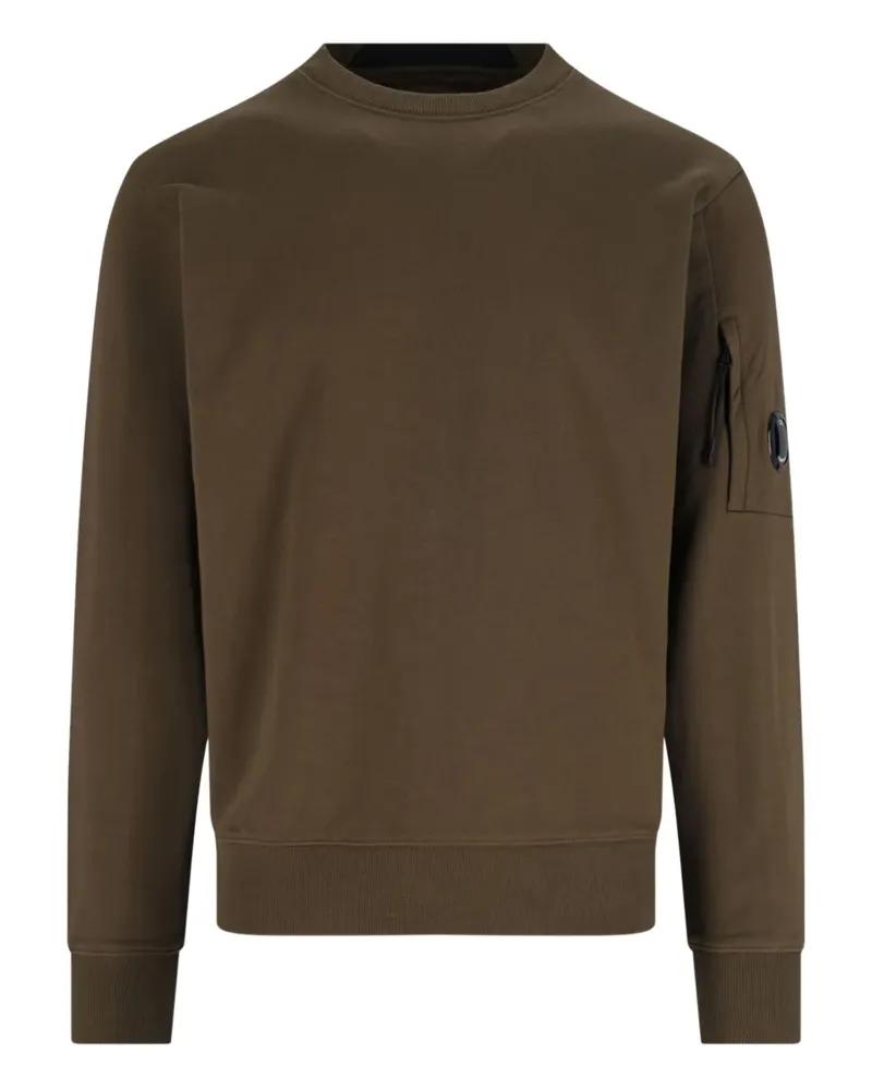 C.P. Company Sweatshirt mit Logo-Print - Grün Grün