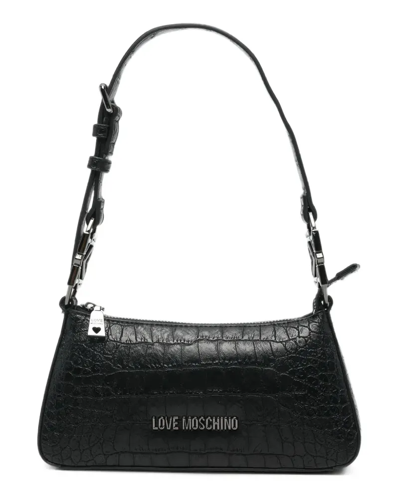 Moschino croc-effect tote bag - Rot Rot