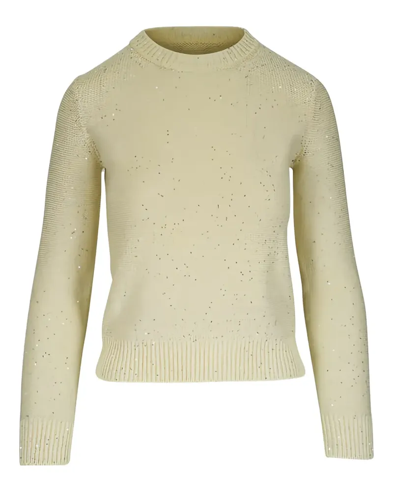 Akris embellished crewneck sweater - Gelb Gelb