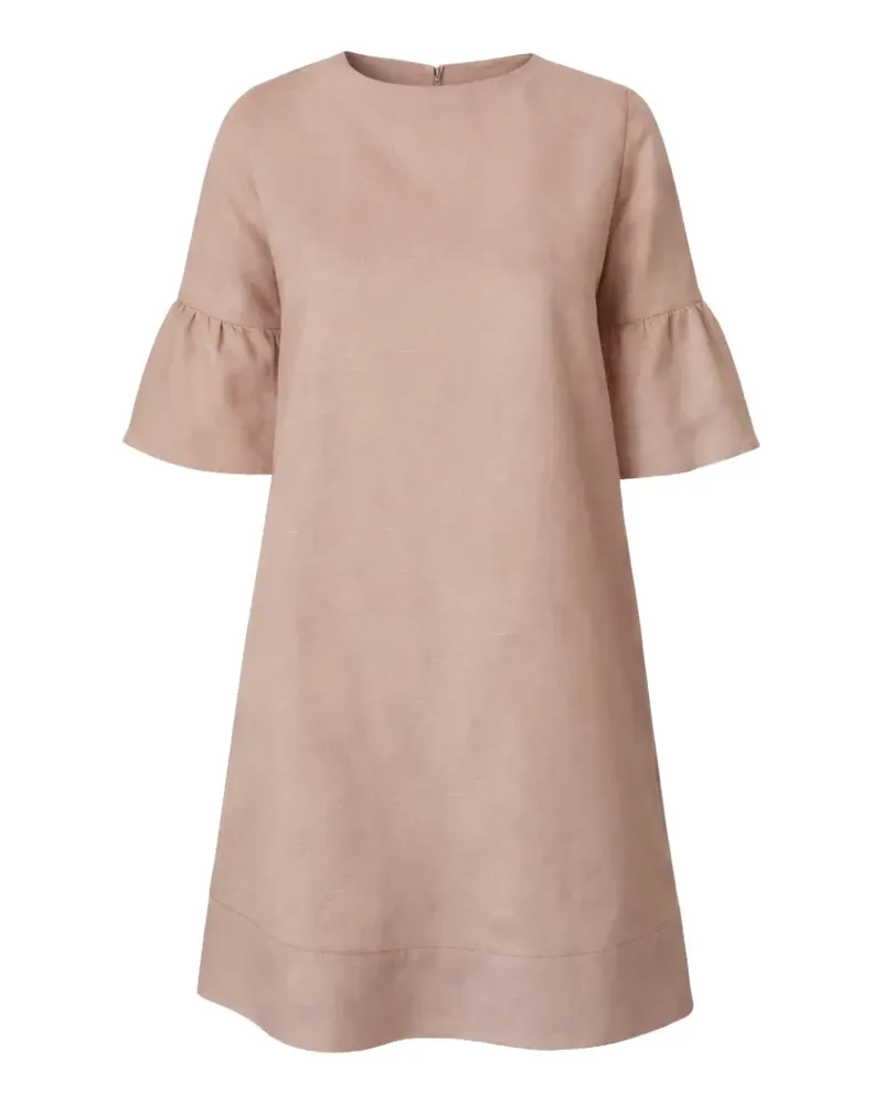 Gran Sasso ruffled mini dress - Rosa Rosa