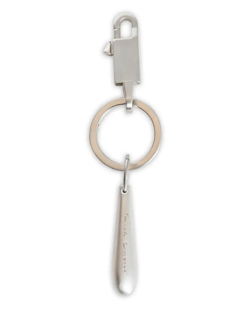 Rick Owens Schlüsselanhänger mit Tropfen - Silber Silber
