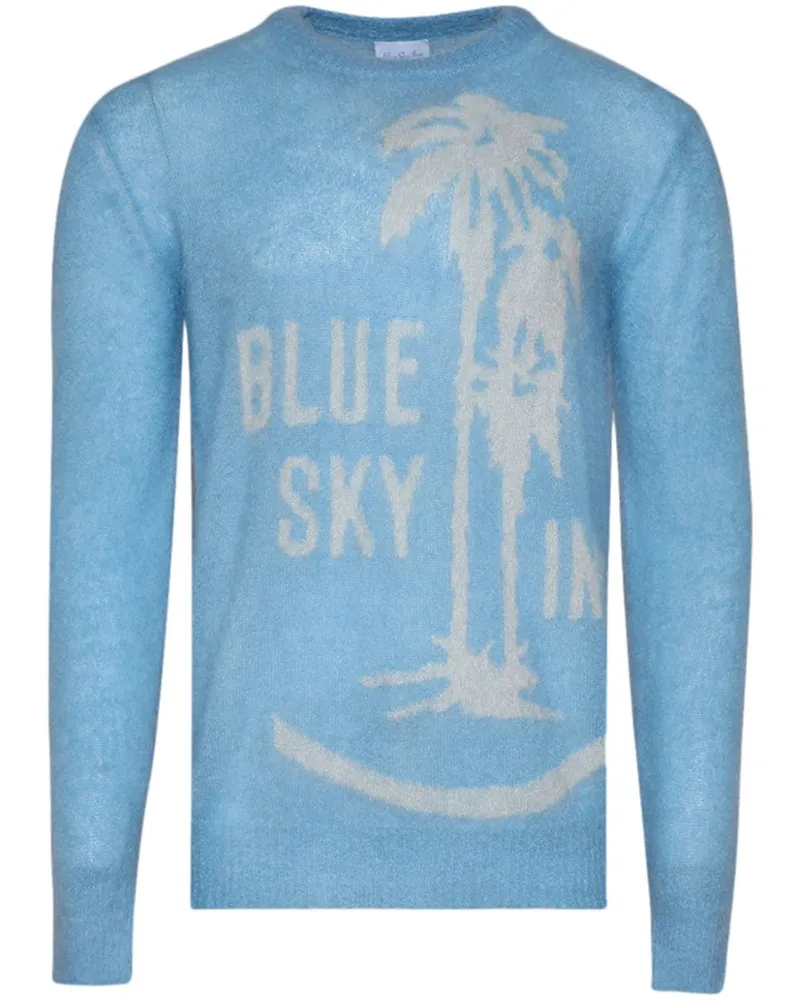Blue Sky Inn Pullover mit Palmen-Print - Blau Blau
