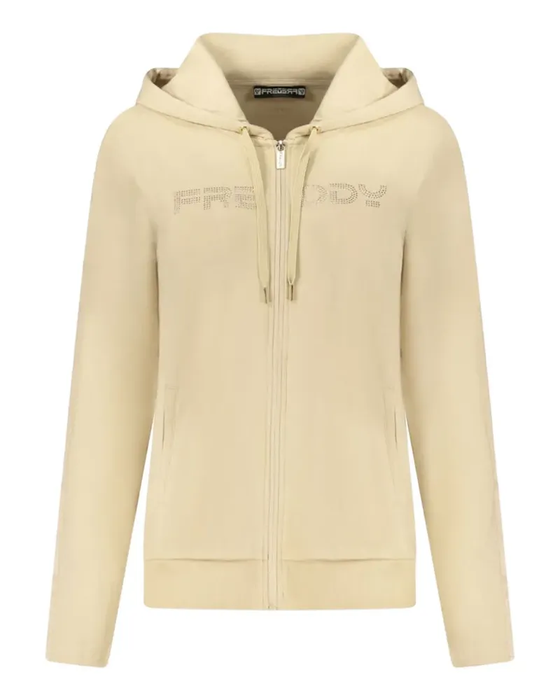 Freddy Hoodie mit Logo - Nude Nude