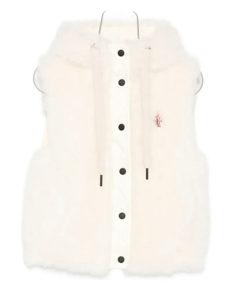 Moncler hooded gilet - Nude Nude