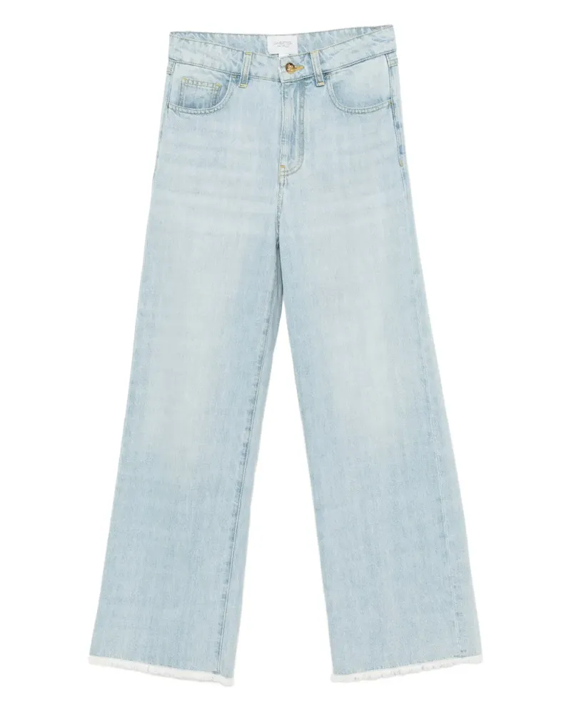 Giambattista Valli Jeans mit Logo-Knöpfen - Blau Blau