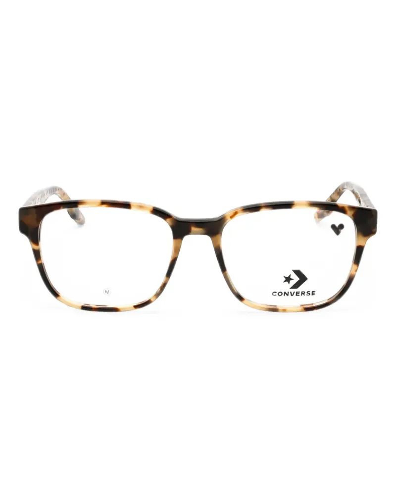 Converse Eckige Brille in Schildpattoptik - Braun Braun