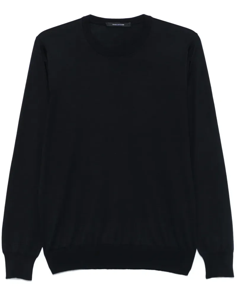 Tagliatore Gray Pullover - Blau Blau