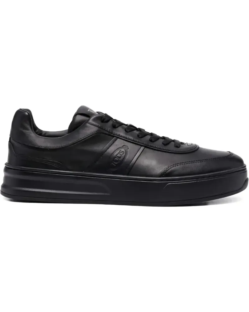 TOD'S Sneakers mit Logo - Schwarz Schwarz