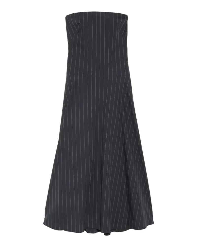 St. Agni Rouleau striped maxi dress - Blau Blau