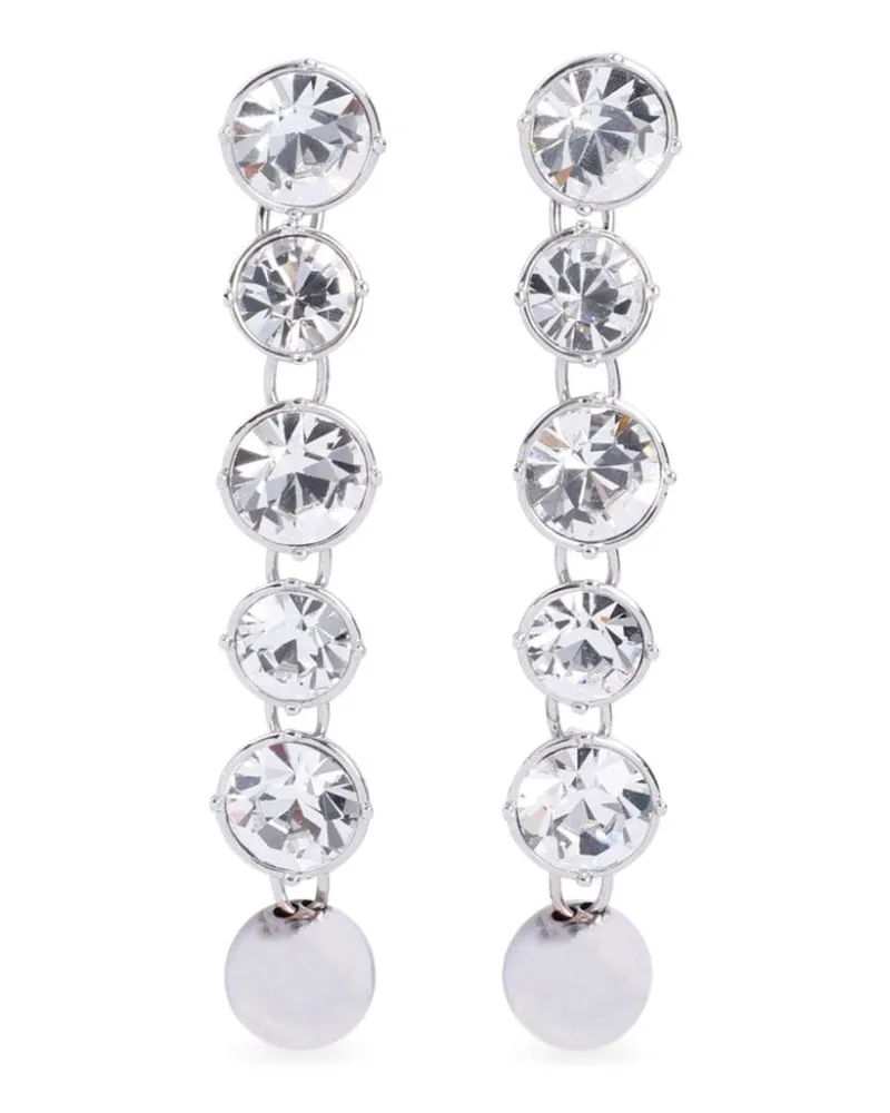 Jean Paul Gaultier Long Diamond Ohrringe - Silber Silber
