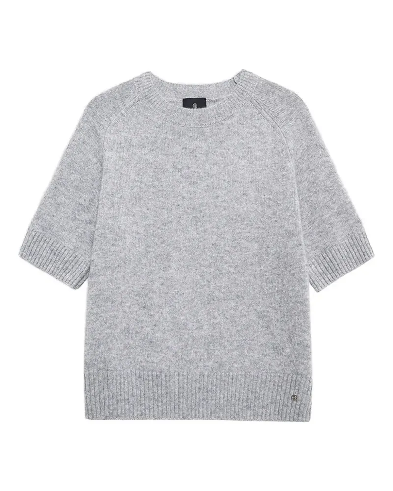 Anine Bing Kurzärmeliger Pullover - Grau Grau