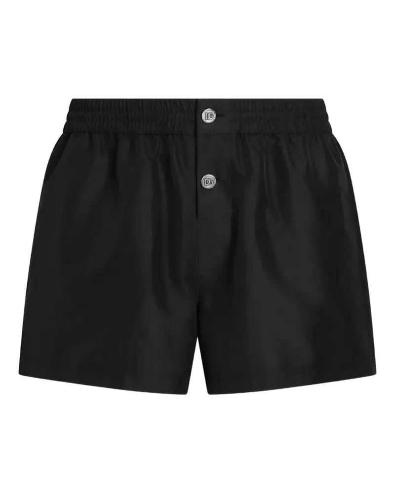 Dolce & Gabbana Boxershorts aus Canvas - Schwarz Schwarz