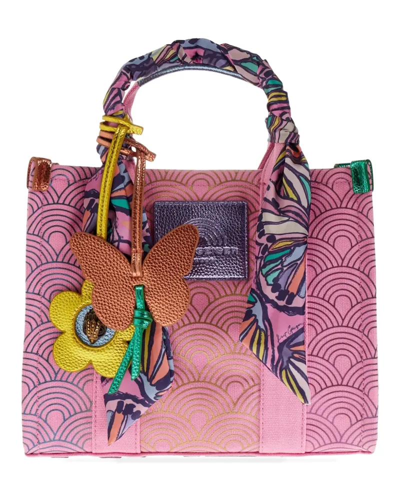 Kurt Geiger small Southbank geometric-print tote bag - Rosa Rosa