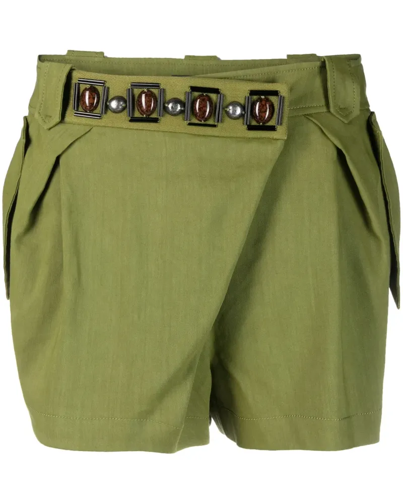 Alberta Ferretti Mini Shorts - Grün Grün