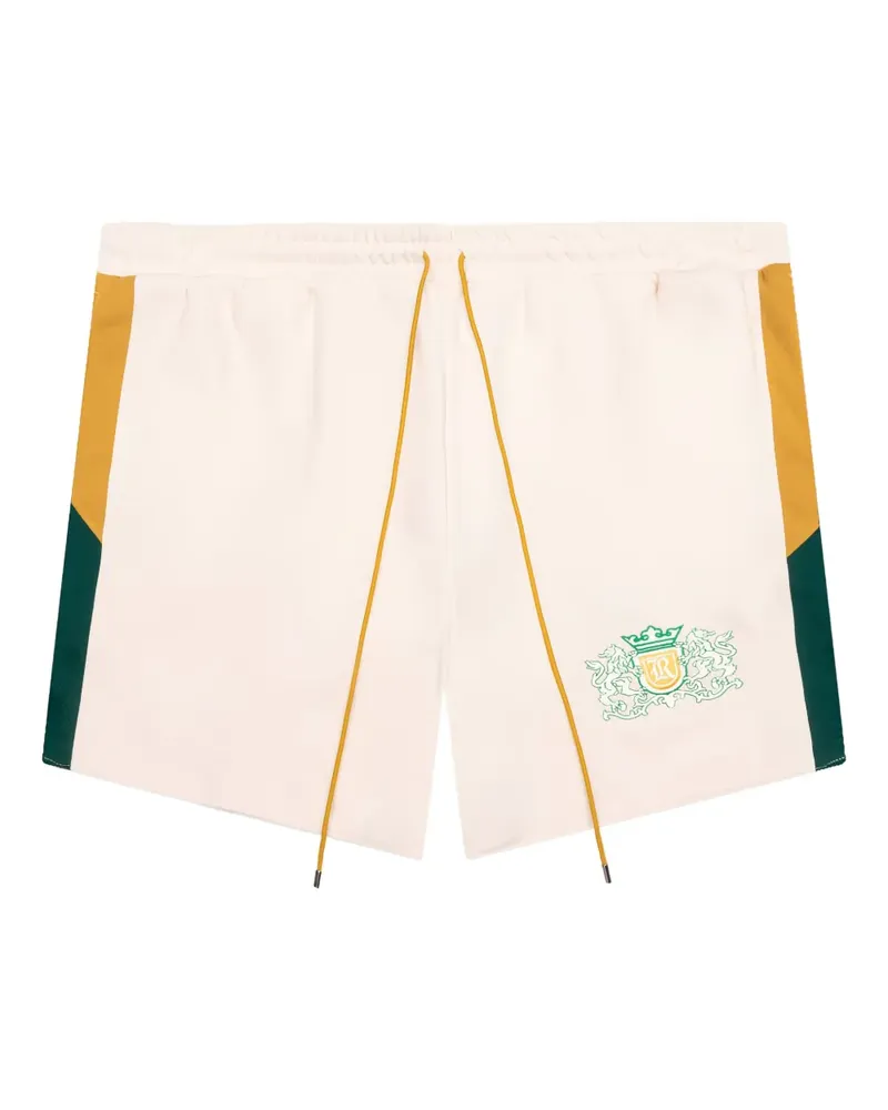 RHUDE Whinston Crest Shorts - Nude Nude