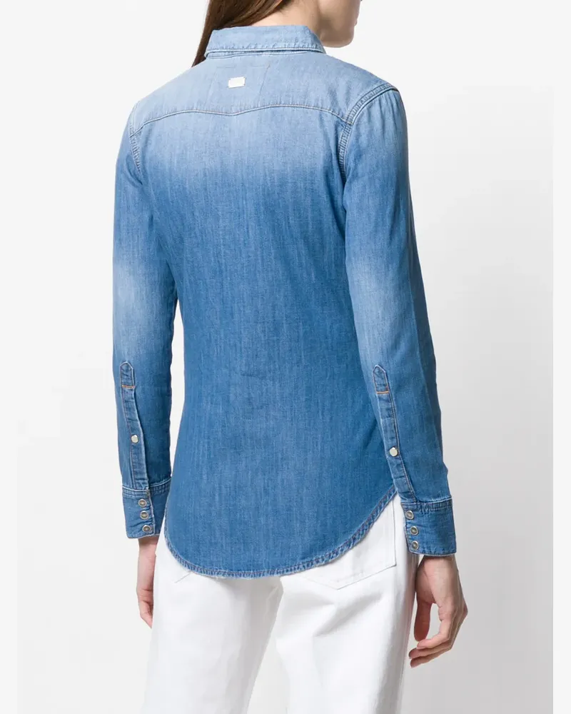 Diesel Jeanshemd im Western-Look - Blau Blau