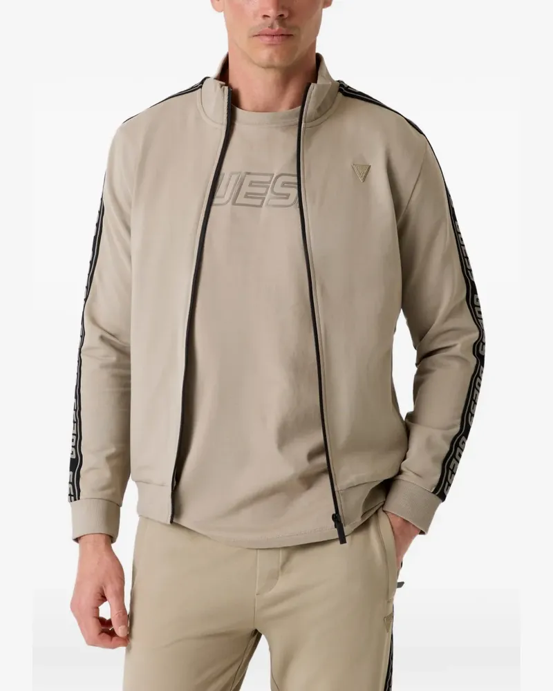 Guess Sweatshirt mit Reißverschluss - Nude Nude