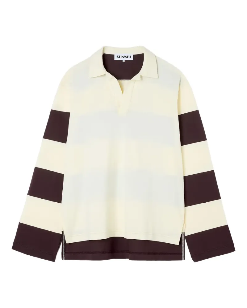SUNNEI long-sleeve striped T-shirt - Gelb Gelb