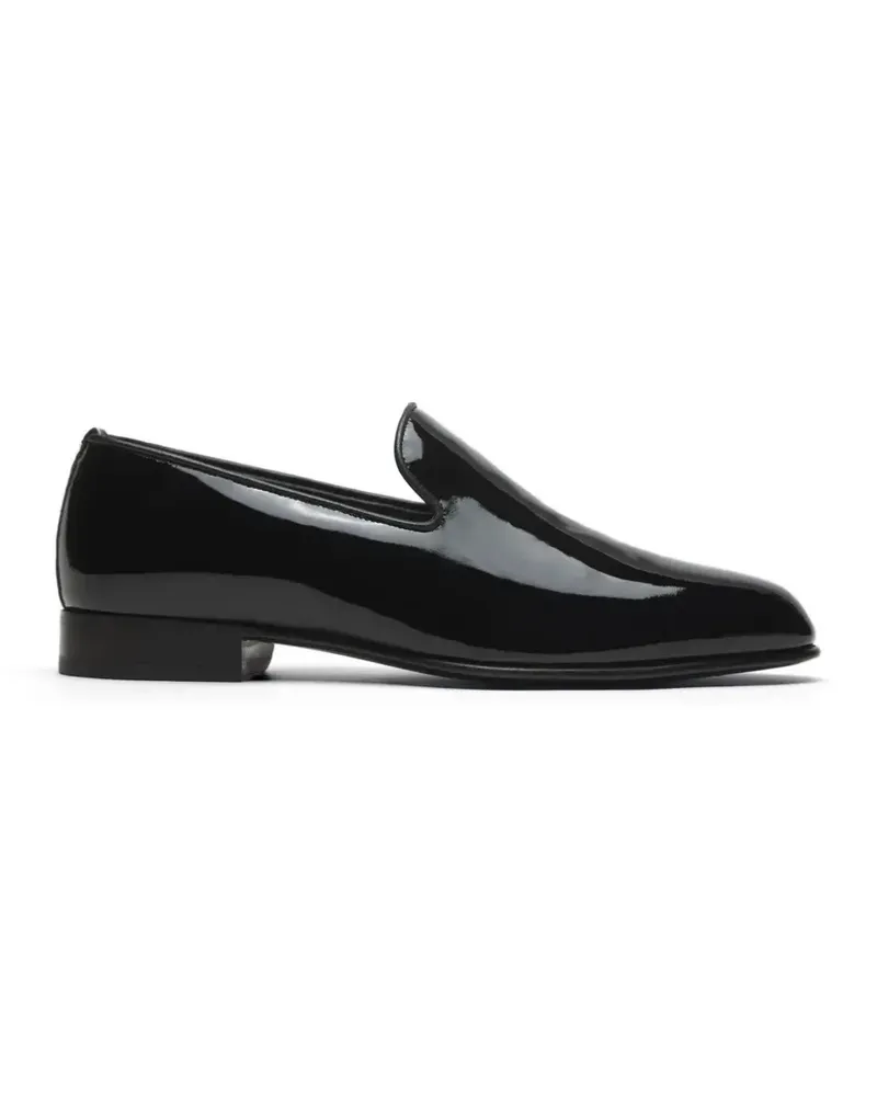 Brioni Loafer aus Lackleder - Schwarz Schwarz