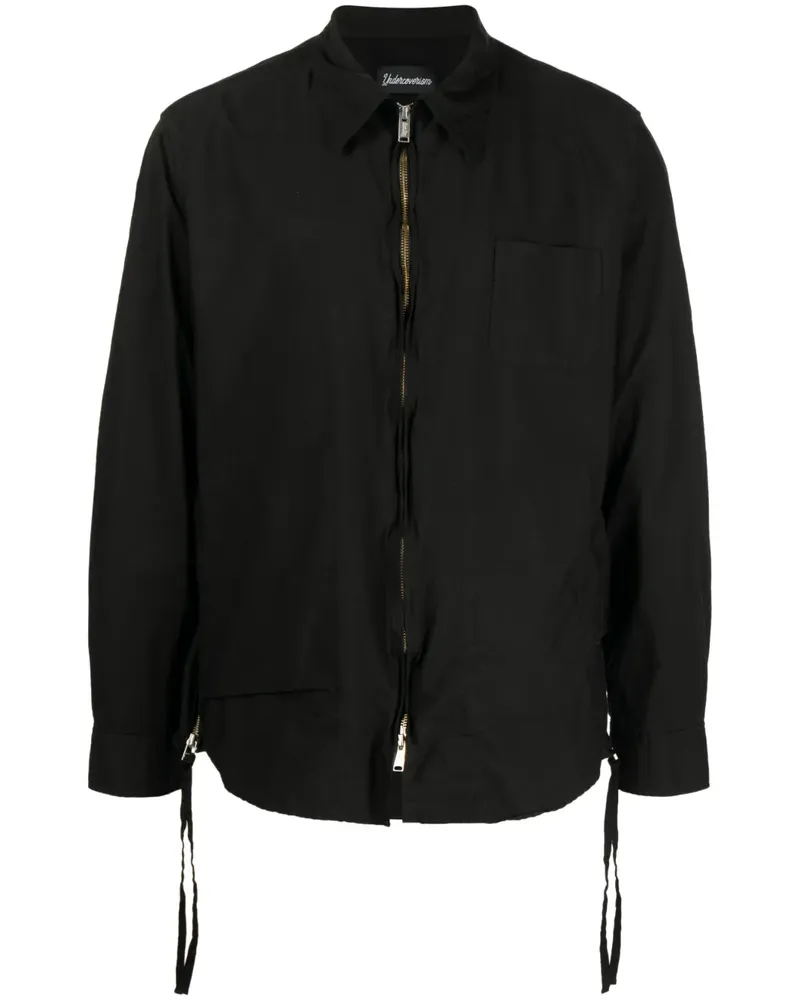 Undercover Leichte Jacke mit Reißverschluss - Schwarz Schwarz