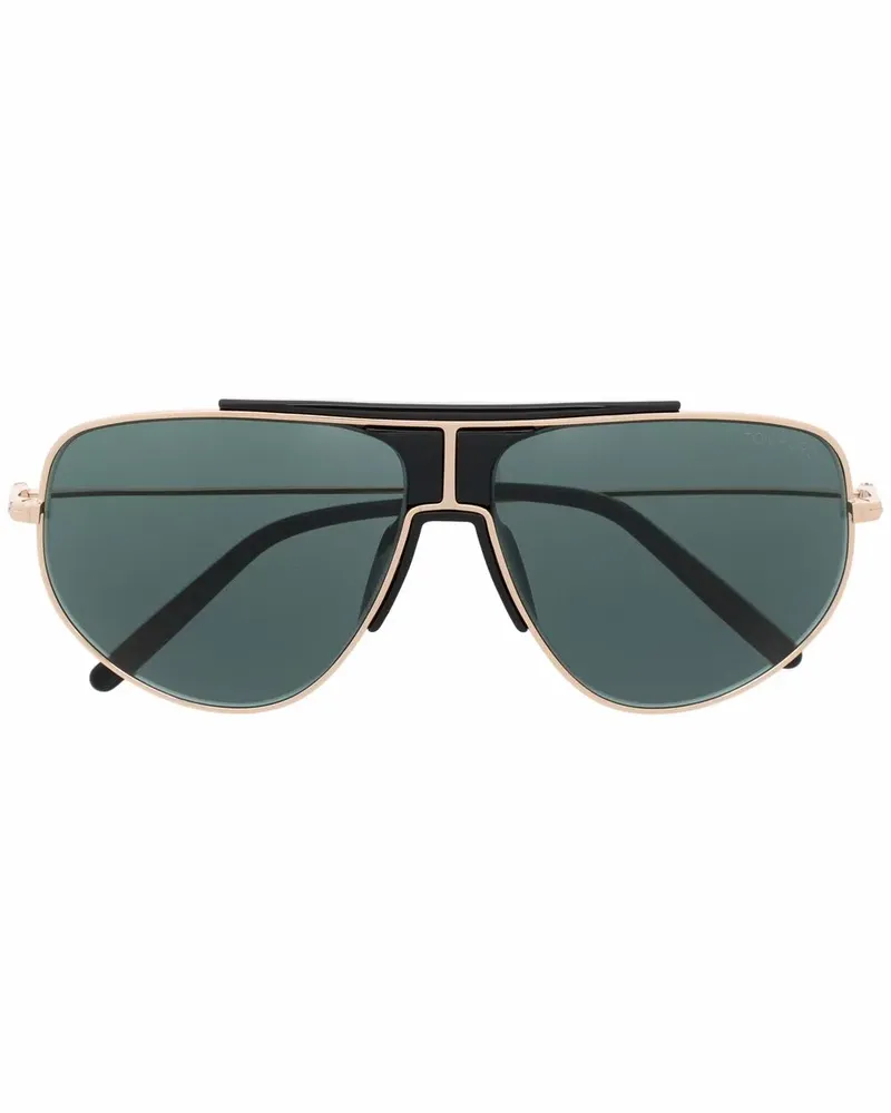 Tom Ford Getönte Pilotenbrille - Schwarz Schwarz
