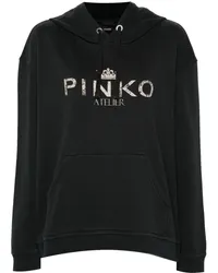 Pinko Bassani Hoodie Schwarz