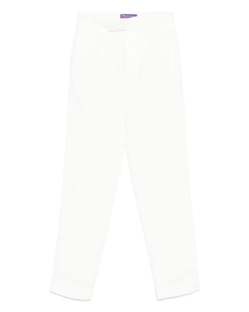 Ralph Lauren Hose aus Leinen - Weiß Weiß