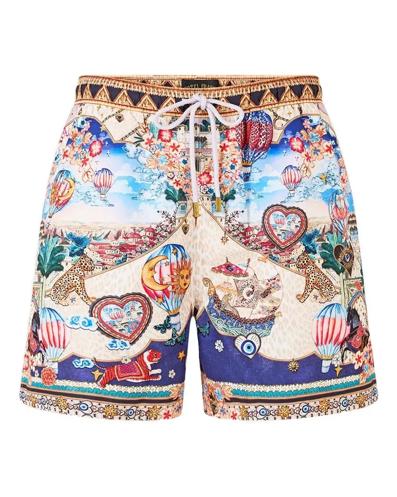 Camilla printed swim shorts - Nude Nude