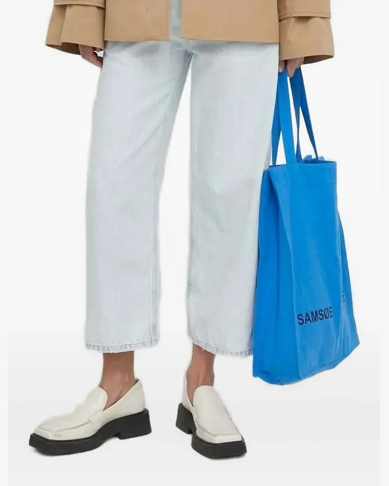 Drykorn Jeans mit weitem Bein - Blau Blau