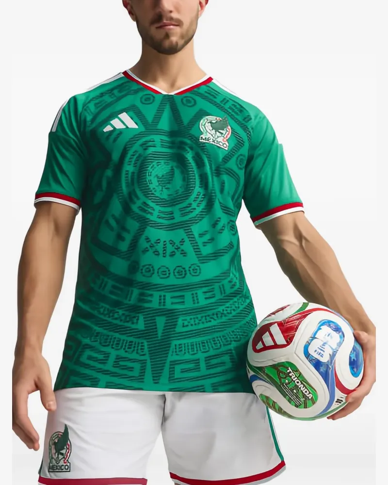 adidas Gemustertes FMF T-Shirt - Grün Grün