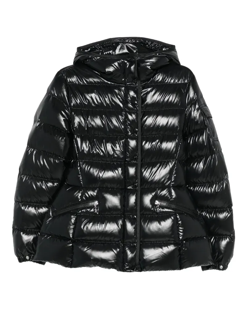 Moncler Gesteppte Kapuzenjacke - Schwarz Schwarz