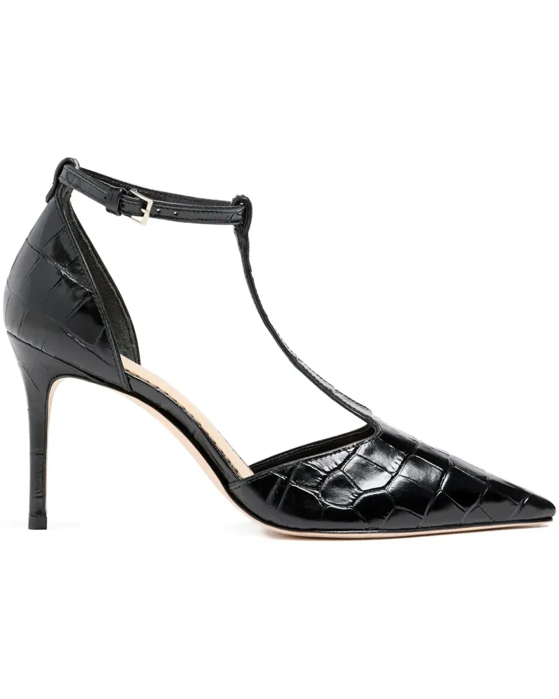 Cinq à Sept 85mm Clara T-strap pumps - Schwarz Schwarz