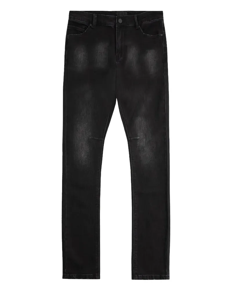 RTA Klassische Bootcut-Jeans - Schwarz Schwarz