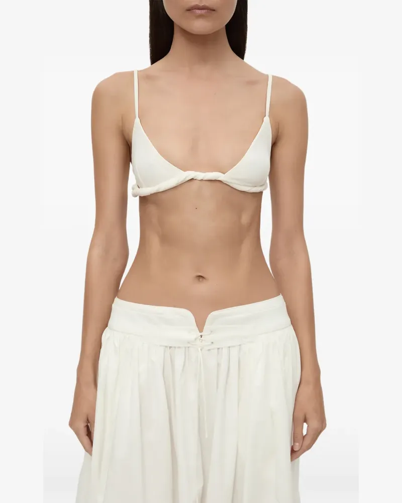 Christopher Esber Drift Tapered-Hose - Weiß Weiß