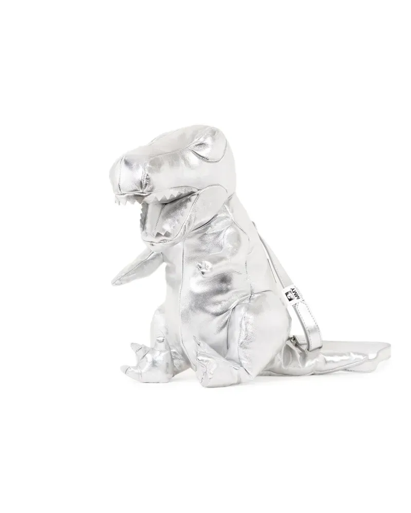 MIHARAYASUHIRO T-Rex Schultertasche - Silber Silber
