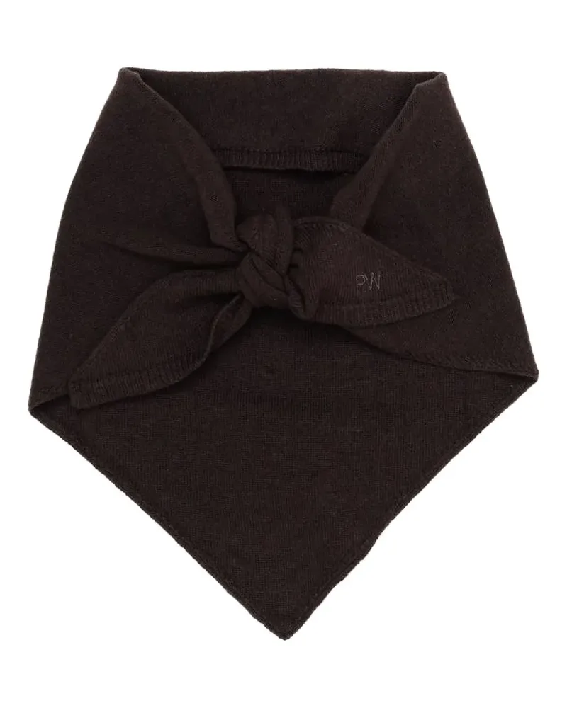 Paloma Wool embroidered-detail scarf - Braun Braun