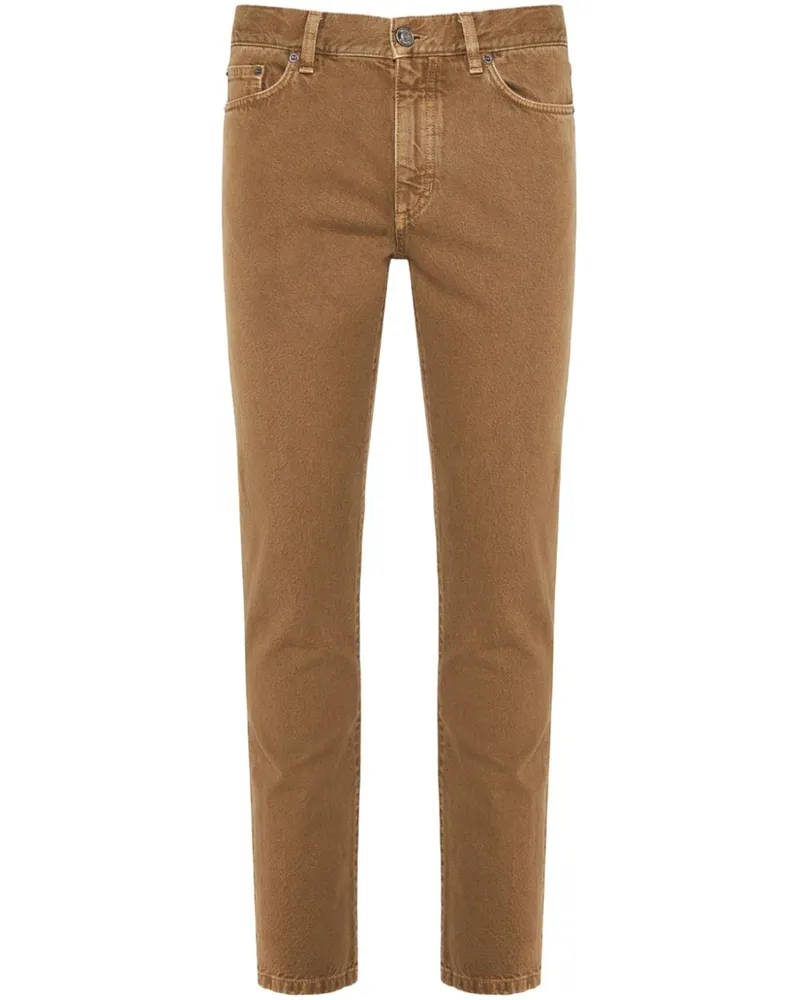 Ermenegildo Zegna Schmale Jeans - Braun Braun