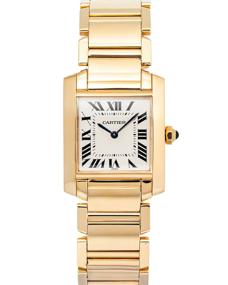 Cartier Tank Française Armbanduhr 28mm - Weiß Weiß