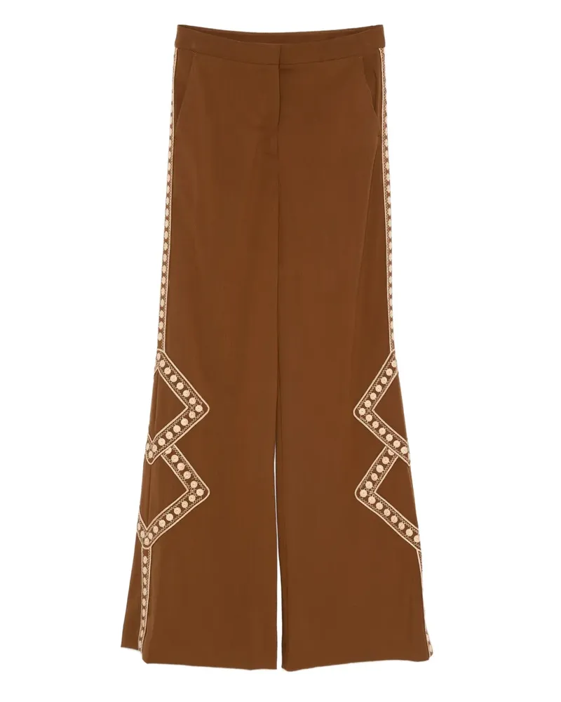 ba&sh Taos Hose mit Stickerei - Braun Braun